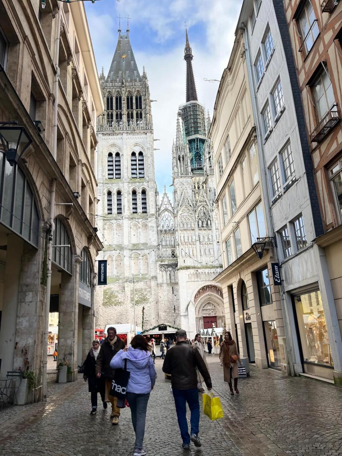 Le Canyon Rouen Centre By Myfrenchpat Terrasse & Parking Exteriér fotografie